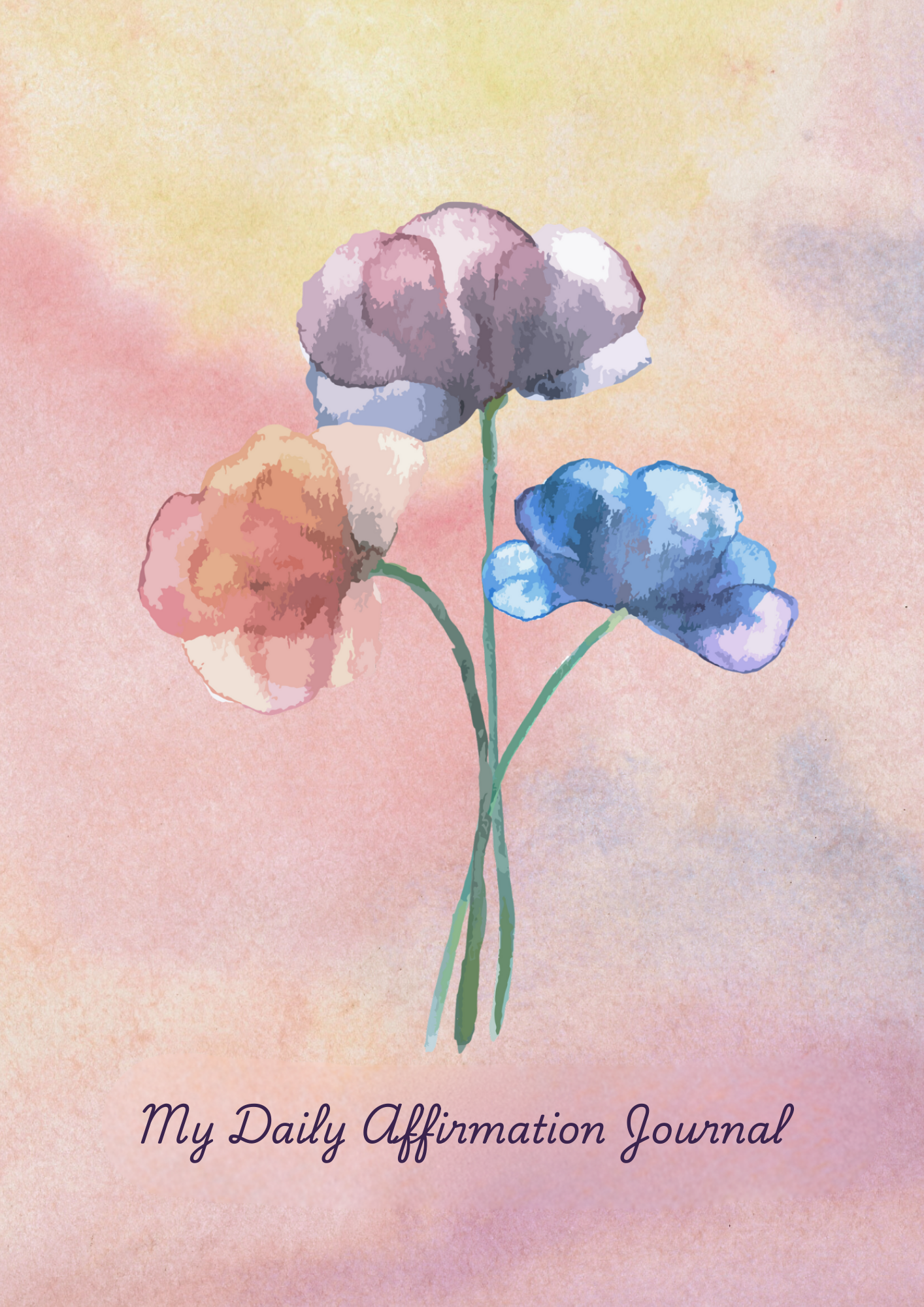 Daily Affirmation 30 Days Journal Cover