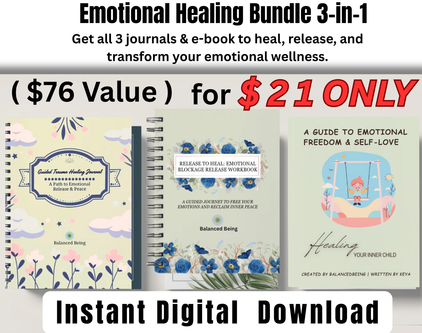 3-in-1 Emotional Healing Bundle