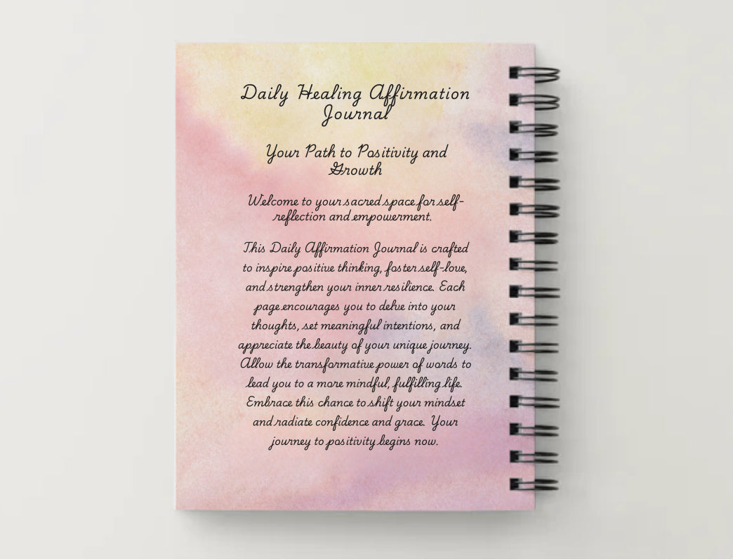 30 Day Daily Healing Affirmation Journal