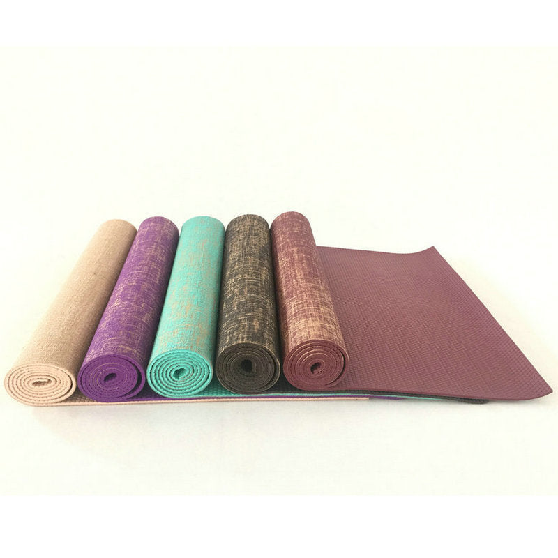 Sackcloth yoga mat